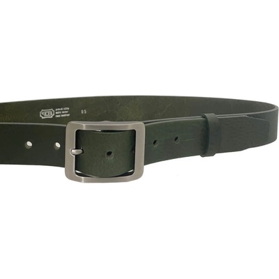 Penny Belts kožený opasek 159R31 zelený