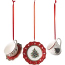 Villeroy & Boch Toy´s Delight Decoration vánoční závěsná dekorace servis III 3 ks