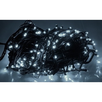 Vánoční osvětlení řetěz LTC LXLED106 200LED 20m studená bílá vnitřní