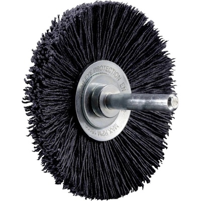 PFERD TOOLS Kužeľová kefa rozmotaná KBU Ø 70x10 mm hriadeľ Ø 6 mm CO vlákno Ø 0,55 mm zrno 120 chrbtové kefovanie 432200
