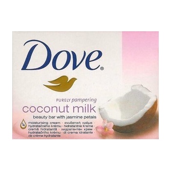 Dove Purely Pampering Coconut Milk toaletní mýdlo 100 g