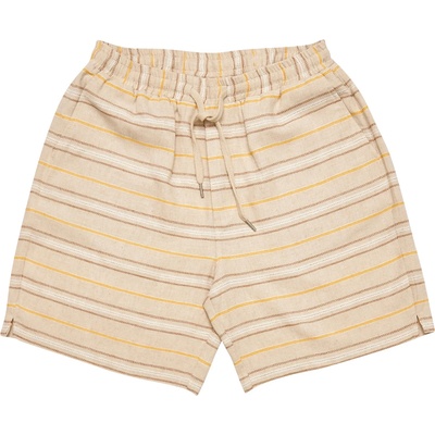 Mazine Мъжки къси панталони Mazine Striped Linen-Mix Shorts - Moon / Multicolor - размер XXL (012-3473-0115)