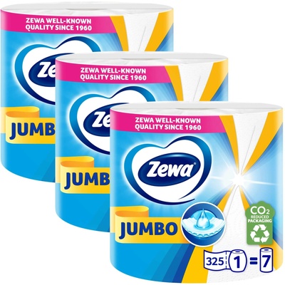 Zewa Jumbo 2-слойна хартиена кърпа 3x1 ролка