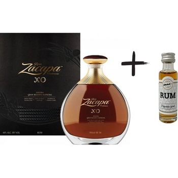 Ron Zacapa Centenario XO + miniatura 40% 0,7 l (holá láhev)