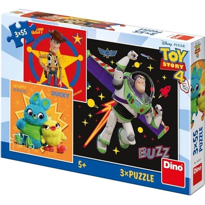 Dino Toy Story 4 3x55 dílků