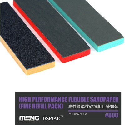 MENG-MODEL Sada brúsnych špongií Meng - zrnitosť 800 (6ks)