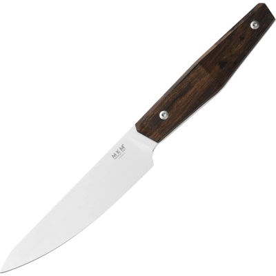 MKM PRIMA STEAK KNIFE, 10,5 CM X50CrMoV15, SATIN S/S bld, ZIRICOTE WOOD hdl, 2 pcs SET MK PRST2-Z
