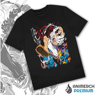One Piece Tričko Luffy vs. Kaido PREMIUM