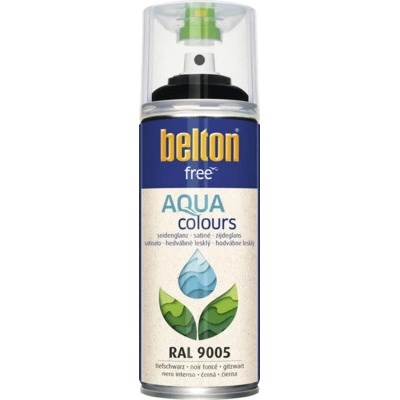 Belton farba v spreji 9005 400 ml pololesk čierna
