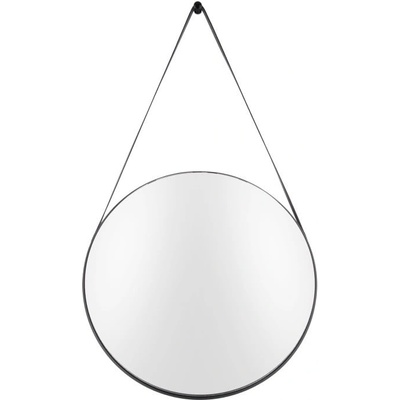 PT LIVING Стенно огледало с рамка в черно Balanced, ø 47 cm - PT LIVING (PT3281BK)