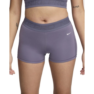 Nike W NP DF MR 3IN MESH SHORT-509 DAYBREAK/WHITE 2024 Fialová