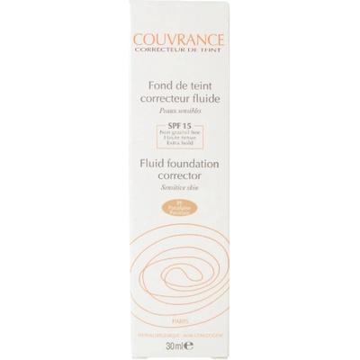 Avene Couvrance tekutý krycí make-up SPF15 01 Porcelain 30 ml