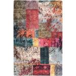 vidaXL Килим, миещ се, пачуърк, 80x150 см, пъстър (337964)