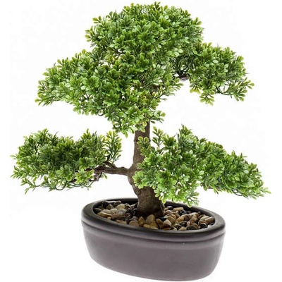 Umělý Bonsai Ficus mini v květináči, 32cm