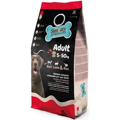 Simpaty Premium beef lamb & rice 15 kg