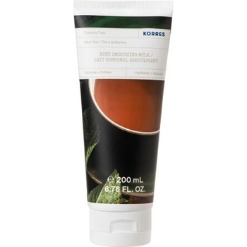 KORRES Изглаждащо и овлажняващо мляко за тяло Ментов чай, Korres Mint Tea Body Smoothing Milk 200ml