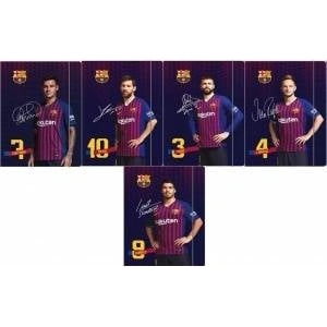 Astra FC Barcelona Barca Fan 7 ASTRA Briefcase with eraser