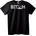 NOONEBRAND Тениска Кучка Двойно C - M, Black