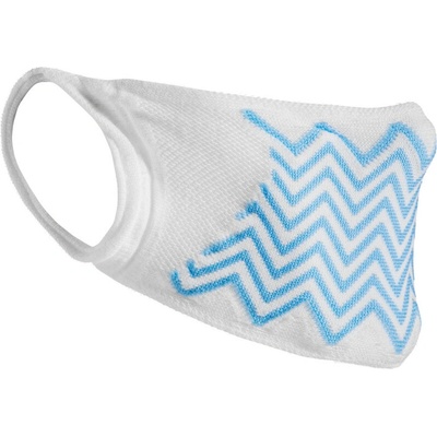 Result COT30V15Xz1099-white/sky Maska Zigzag RV 015X bílá/modrá sky uni 5 ks