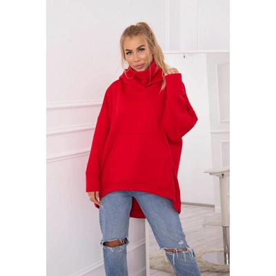 Kesi Oversize insulated sweatshirt red