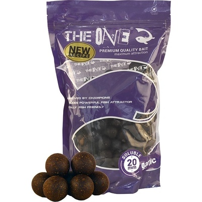 The One Boilies Rozpustné Purple Soluble Krab Čučoriedka 1kg 20mm