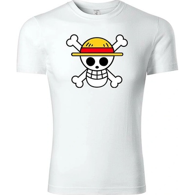 One Piece tričko Mugiwara bílá
