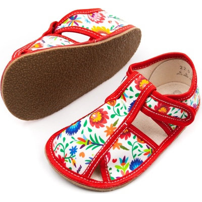 Baby Bare Shoes slippers White Folklore