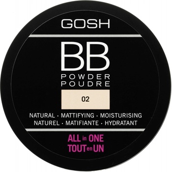 Gosh BB Powder All in One 02 Sand 6.5g BB пудра за лице
