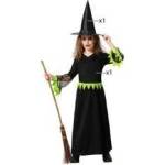 BigBuy Carnival Маскировъчен костюм за деца Зелен Вещица Размер 7-9 години 0c9f07
