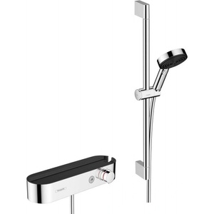 Hansgrohe Pulsify Select - Душ комплект Relaxation с термостат, 3 струи, с тръбно окачване, 65 cm, хром 24260000 (24260000)