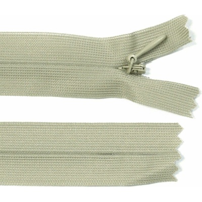 Spirálový zip no.3 skrytý nerozepínací 60cm - více barev color: 695 taupe béžová