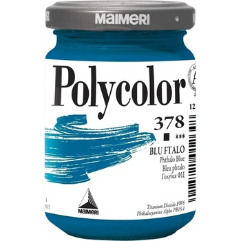 Maimeri Vynil Polycolor АКРИЛНА боя Phthalo Blue 378 140 ml 1 бр (M1220378)