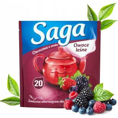 SAGA ovocný čaj lesné plody 20 x 1,7 g