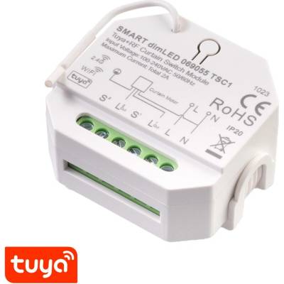 SMART spínač dimLED Tuya TSC1 pro rolety a žaluzie - SMART spínač dimLED Tuya TSC1 pro rolety a žaluzie TL-069055 069055