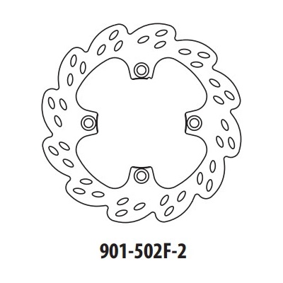 Brzdový kotouč GOLDFREN 901-502F-2 přední 240 mm | Zboží Auto