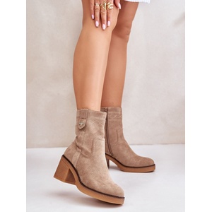 Step in style Дамски боти с ток модел 201540 Step in style