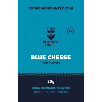 Bearded uncle blue Cheese Outdoor CBD 10% a THC 0,2% 20 g