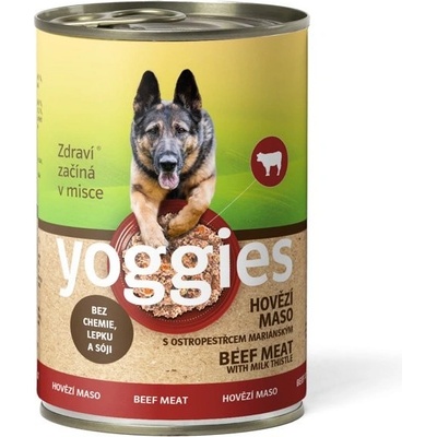 Yoggies hovězí s ostropestřcem mariánským 400 g