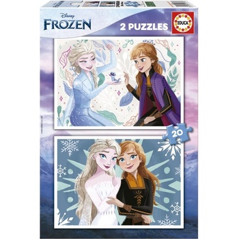 Educa Пъзел, Educa, Frozen 2 в 1, 2 х 20 части (EDU19736)