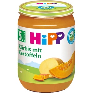 Hipp Био пюре Hipp - Tиква с картофи, 190 g (4145) - baby