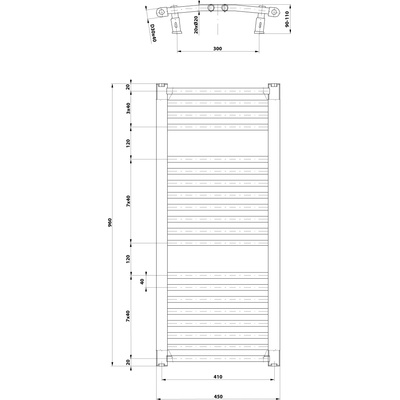 Aqualine DIRECT & ORBIT 450 mm x 960 mm ILO94T – Zbozi.Blesk.cz