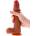 ToyJoy Get Real Silicone Foreskin Dildo Caramel 23cm