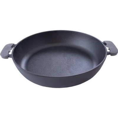 Biol Litinová pánev s madly hluboká 30 cm