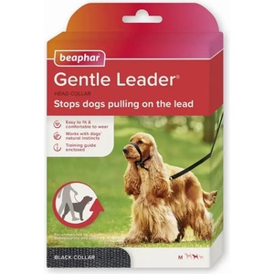 Beaphar Gentle Leader повод за глава срещу дърпане за средни породи