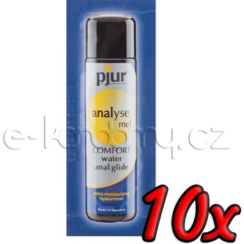 Image 1 of pjur Analyse Me! Comfort Water Anal Glide 2ml 10 pack