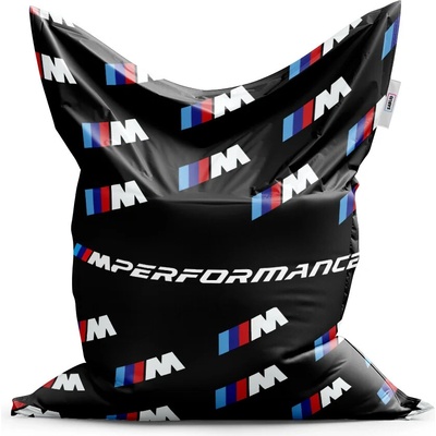 Sablio Sedací vak Classic MPERFORMANCE černý vzor 200x140 cm