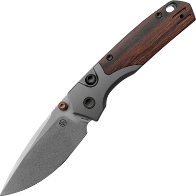 Vosteed Psyop 299 S35VN Stonewash,Brown Sand Ironwood A2228