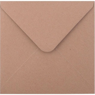 Obálka 120g 160x160 Kraft hnědá