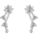 Silenti Jewelry Сребърни обеци "Съзвездие Везни