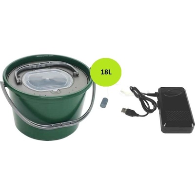 SPORTS - Vzduchovací motorček AA / USB + Rezkovnica 18 l